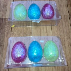 Large Glitter Easter Eggs